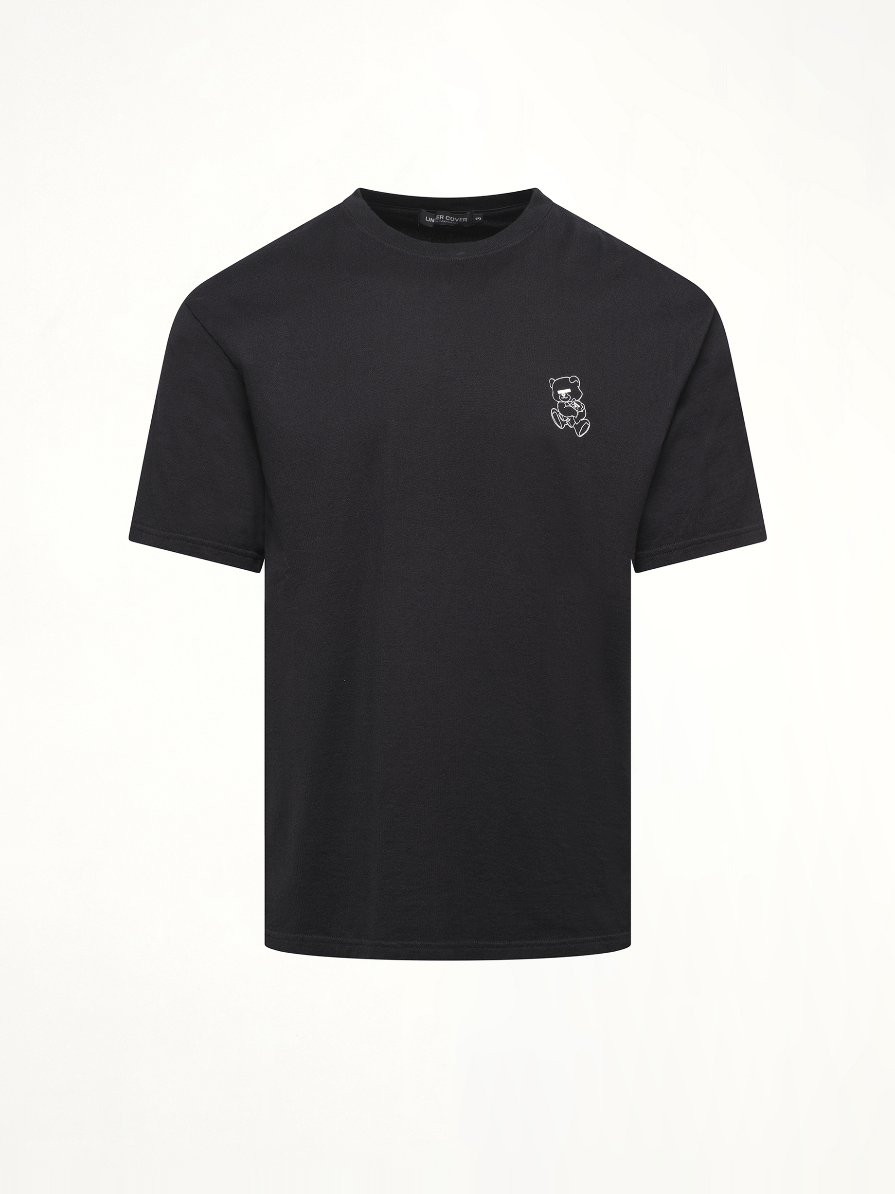 Small Teddy Bear Printed T-Shirt in Black