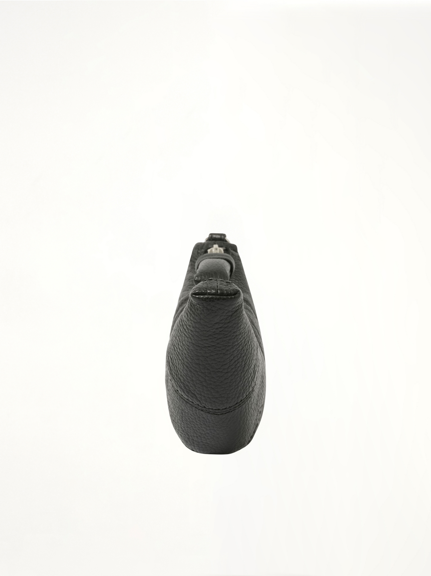 Crossbody Croissant Coin Purse in Black