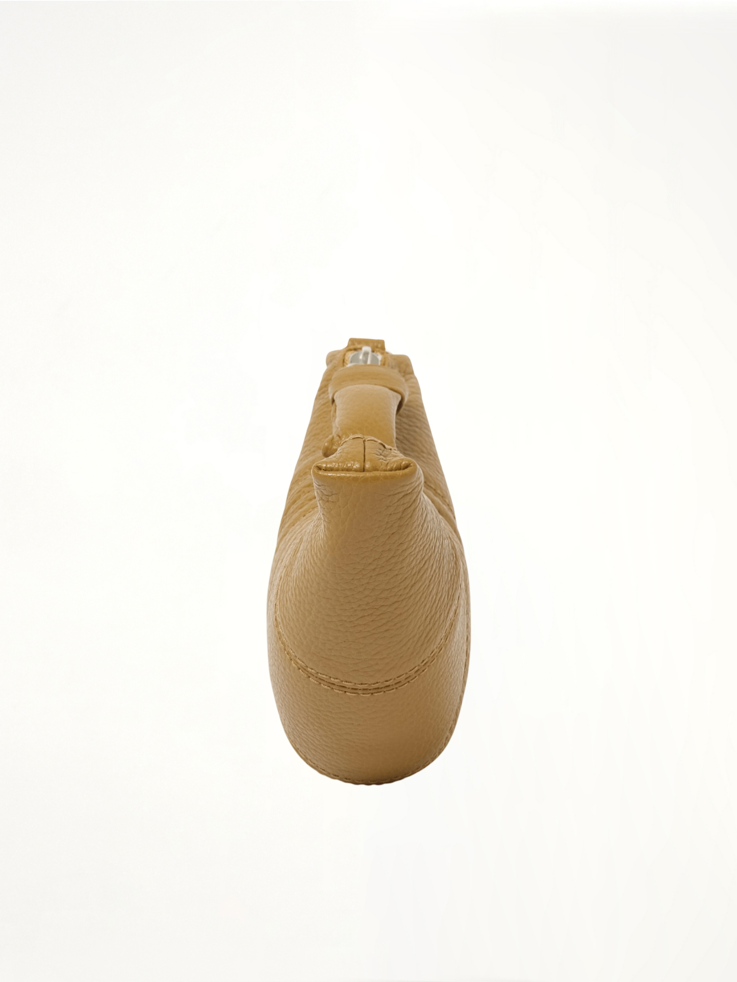 Crossbody Croissant Coin Purse in Bronze Khaki