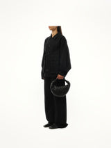 Lemaire Mini Fortune Croissant Bag in Black