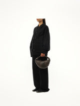Lemaire Mini Fortune Croissant Bag in Mink