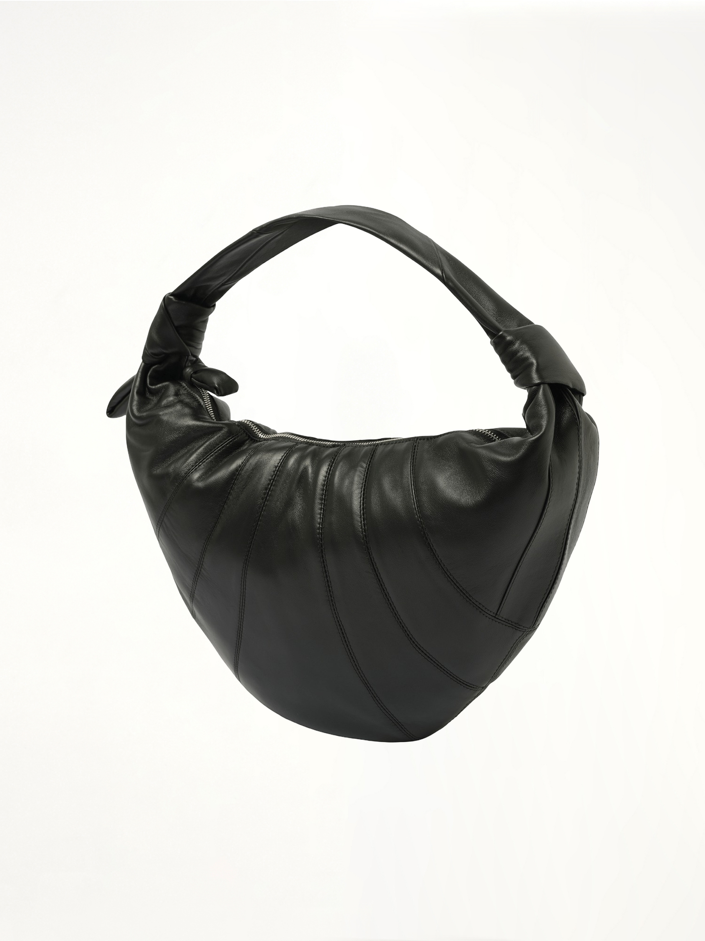 Fortune Croissant Bag in Black