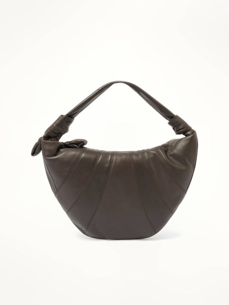 Lemaire Fortune Croissant Bag in Mink