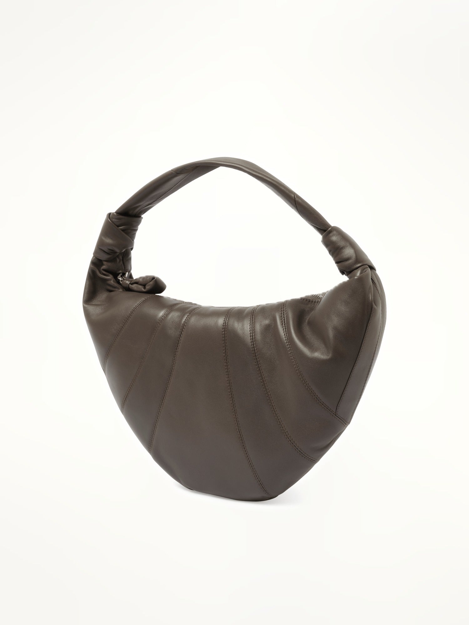 Lemaire Fortune Croissant Bag in Mink