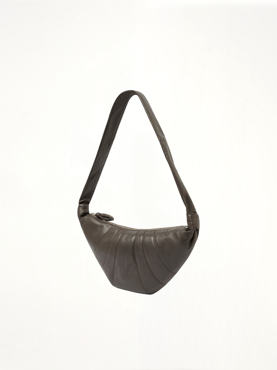 Medium Croissant Bag in Mink