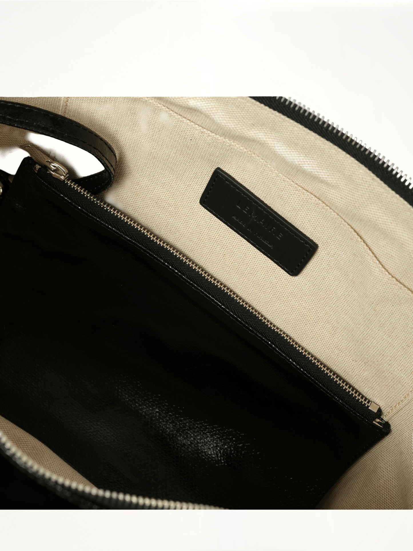 Large Croissant Bag in Black