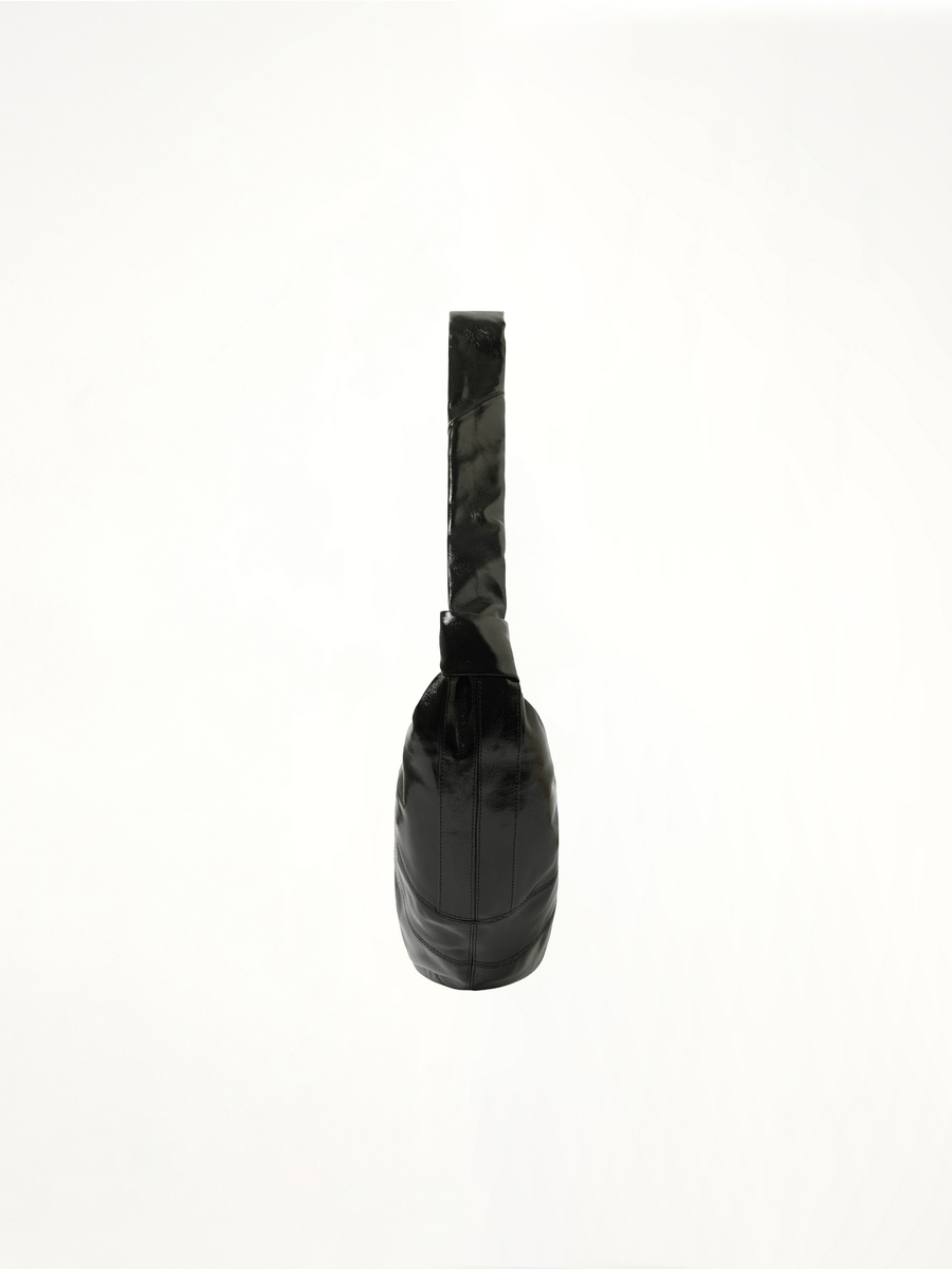 Large Croissant Bag in Black