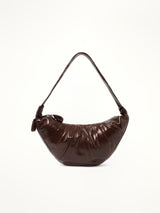 Lemaire Large Croissant Bag in Chocolate Fondant
