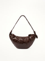 Lemaire Large Croissant Bag in Chocolate Fondant