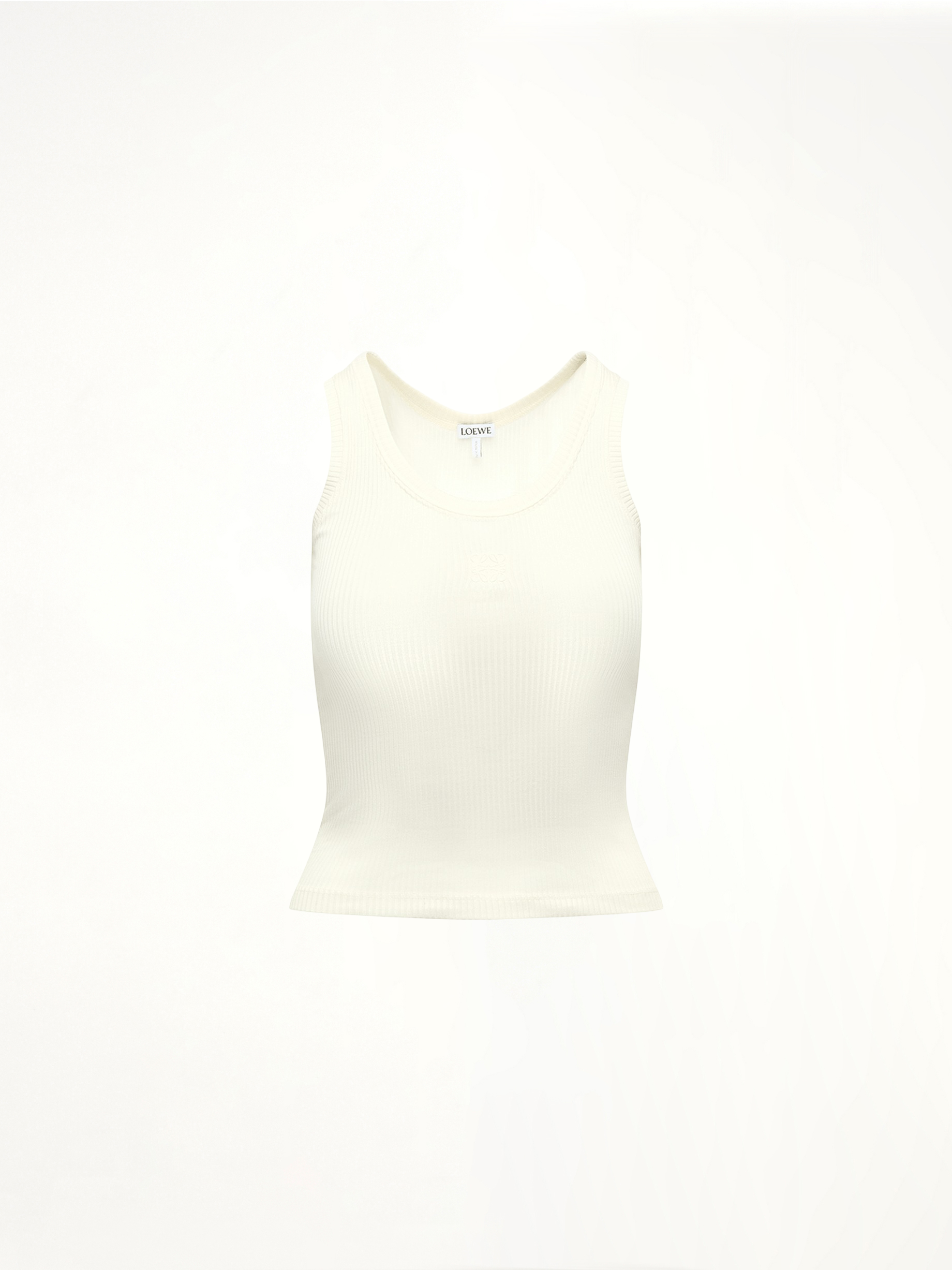 Anagram Tank Top in Soft White