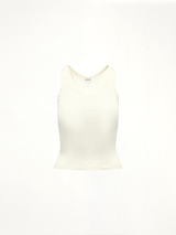 Anagram Tank Top in Soft White