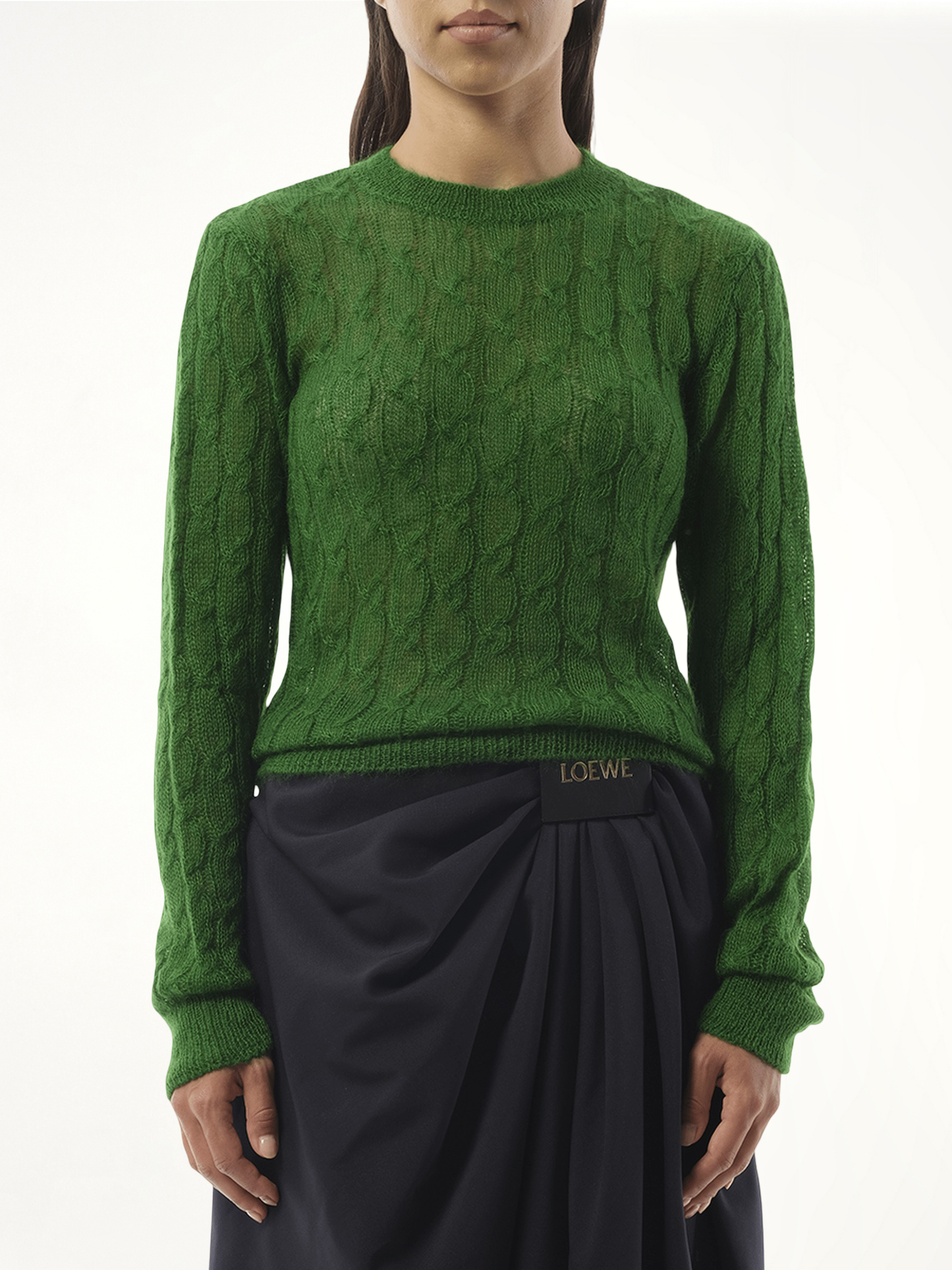 Knit Sweater in Green