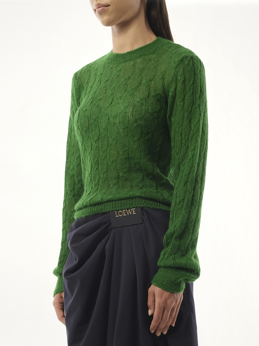 Knit Sweater in Green