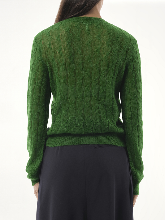 Knit Sweater in Green