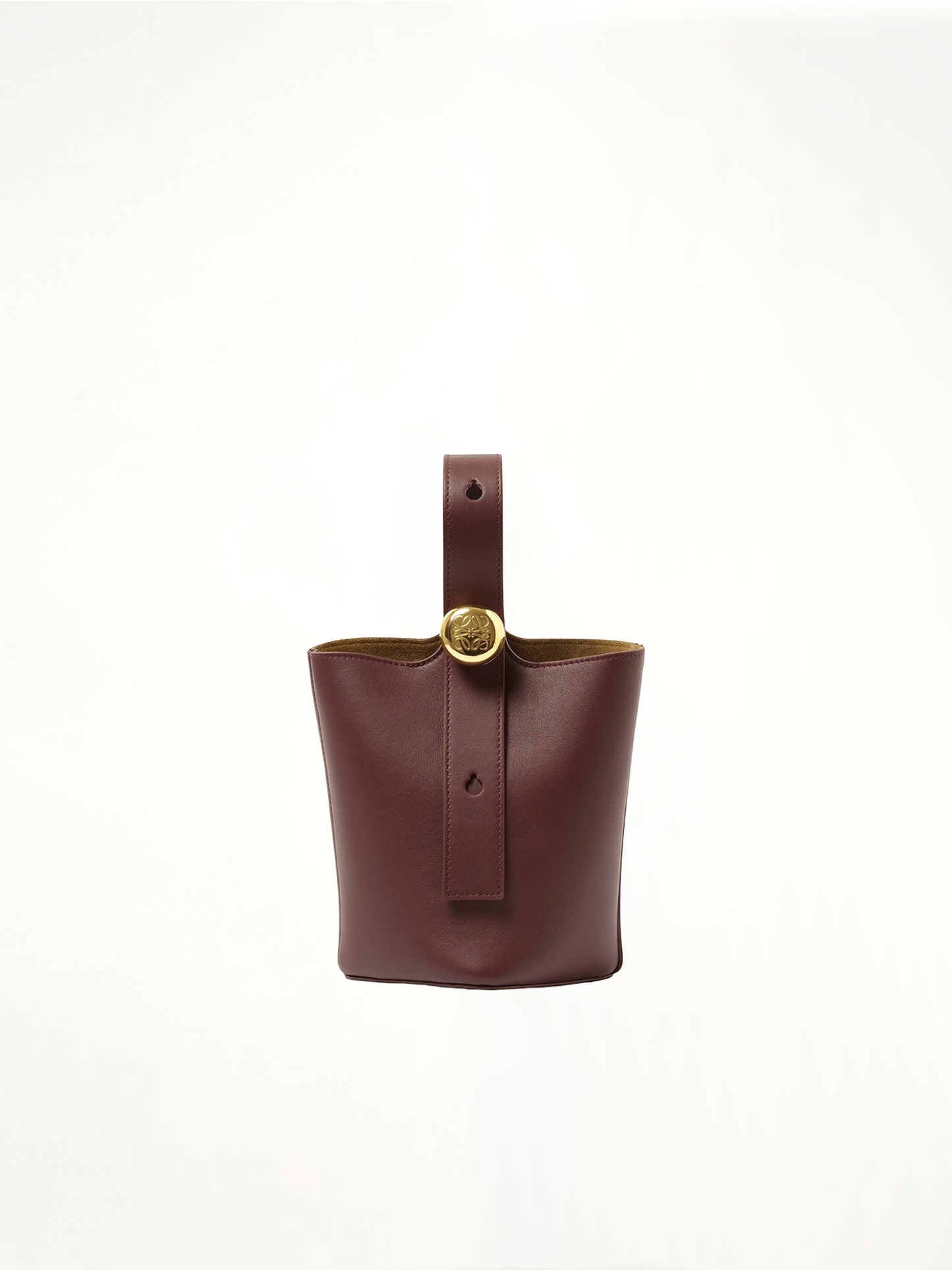 Pebble Bucket Mini in Dark Burgundy
