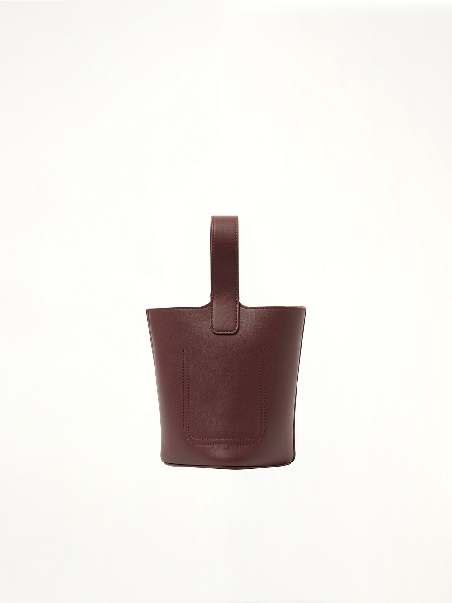 Pebble Bucket Mini in Dark Burgundy