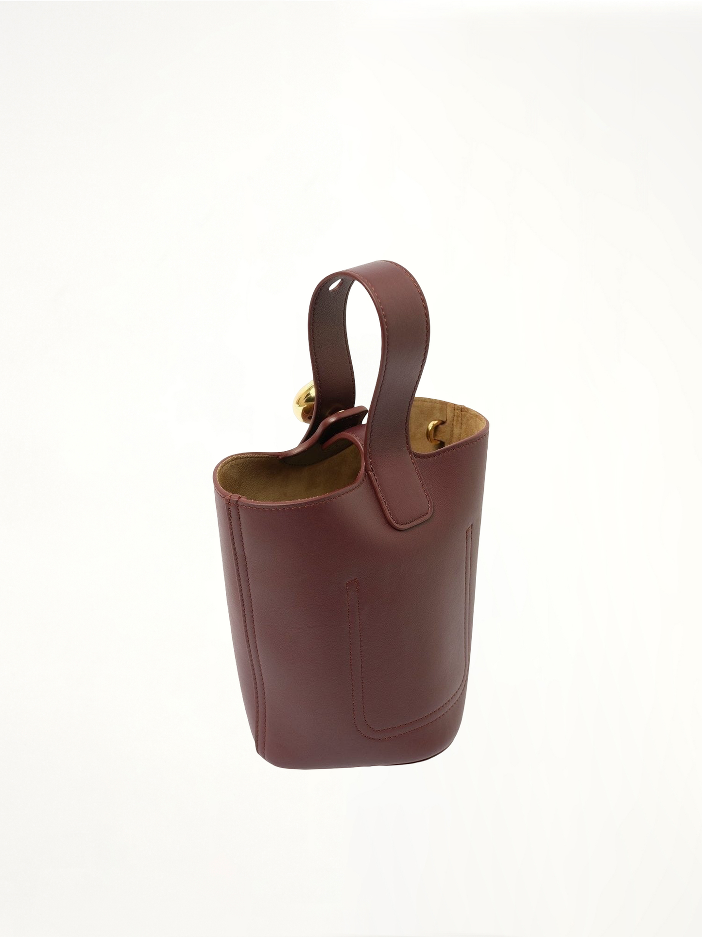 Pebble Bucket Mini in Dark Burgundy