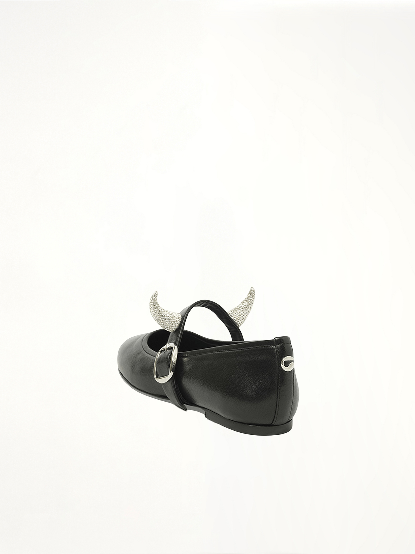 Disney x Coperni Horn Ballerina Belt Flat in Black