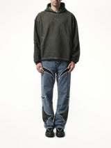 Thug Club Color Emblem Hoodie in Khaki