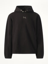 Thug Club Color Emblem Hoodie in Black