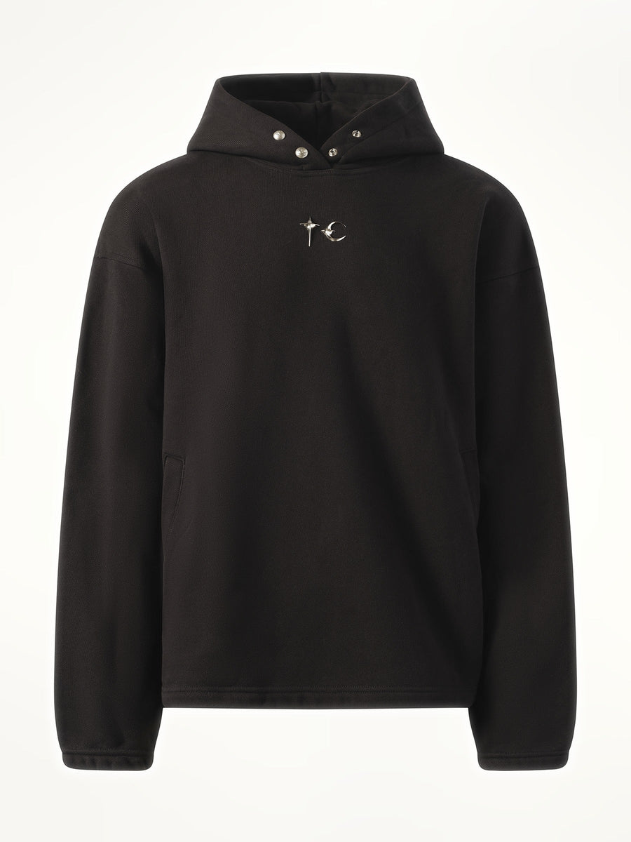 Thug Club Color Emblem Hoodie in Black