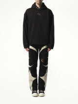 Thug Club Color Emblem Hoodie in Black