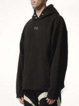 Thug Club Color Emblem Hoodie in Black