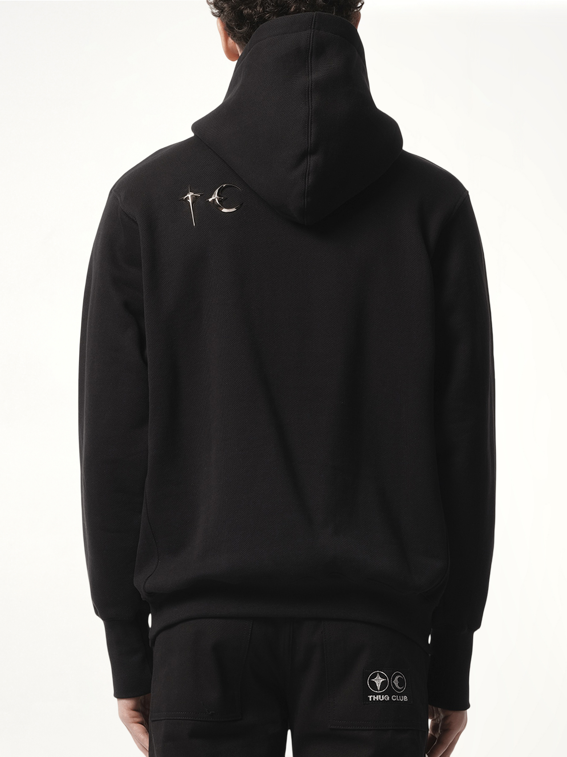 THUG CLUB -Armor Hoodie in Black |MARAIS THUG CLUB -Armor Hoodie in Black |MARAIS