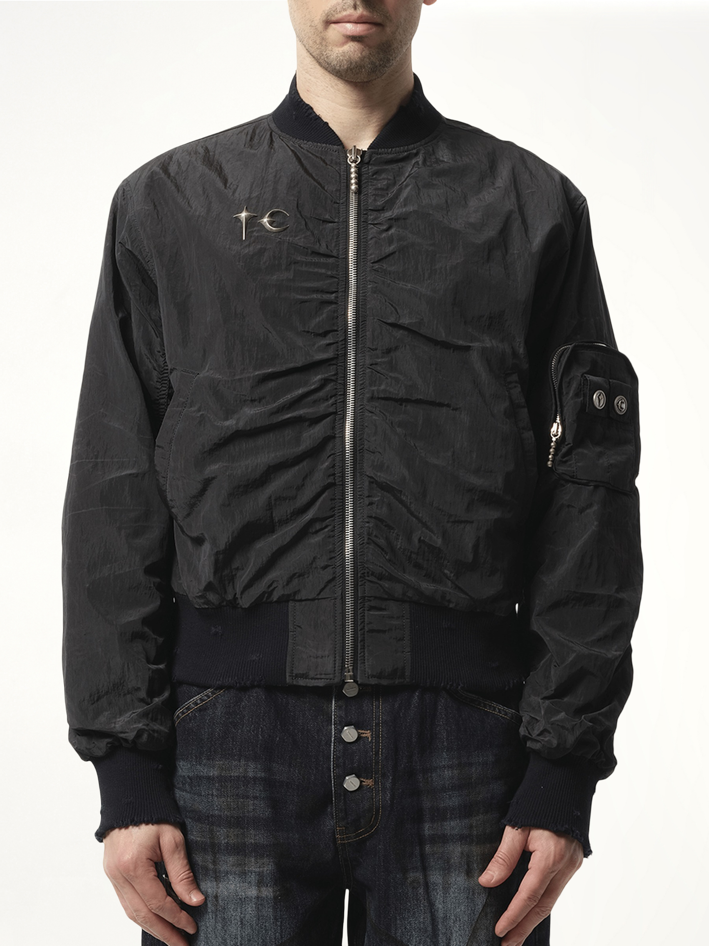 Scarred Tango Charlie Bomber in Black