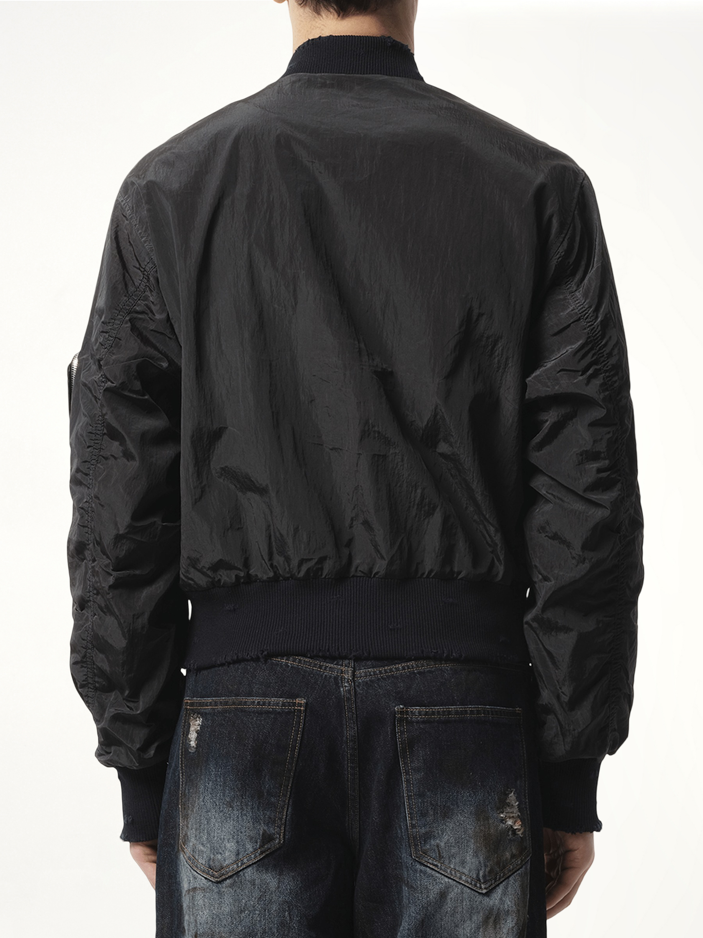 Scarred Tango Charlie Bomber in Black