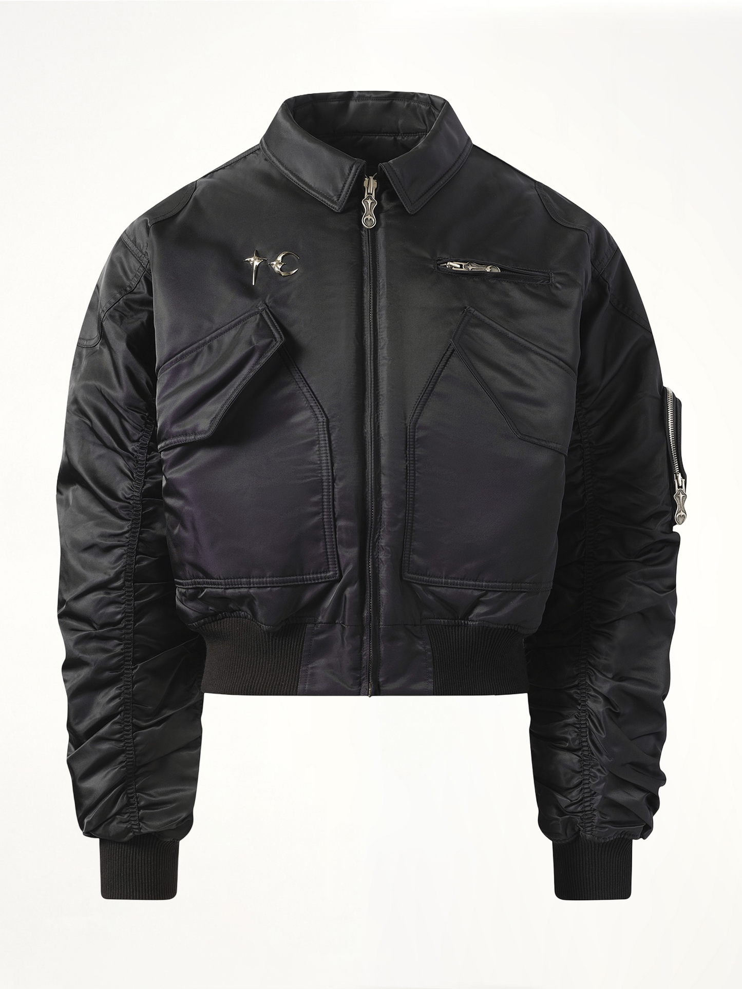 a wingless bird Jacket in Black