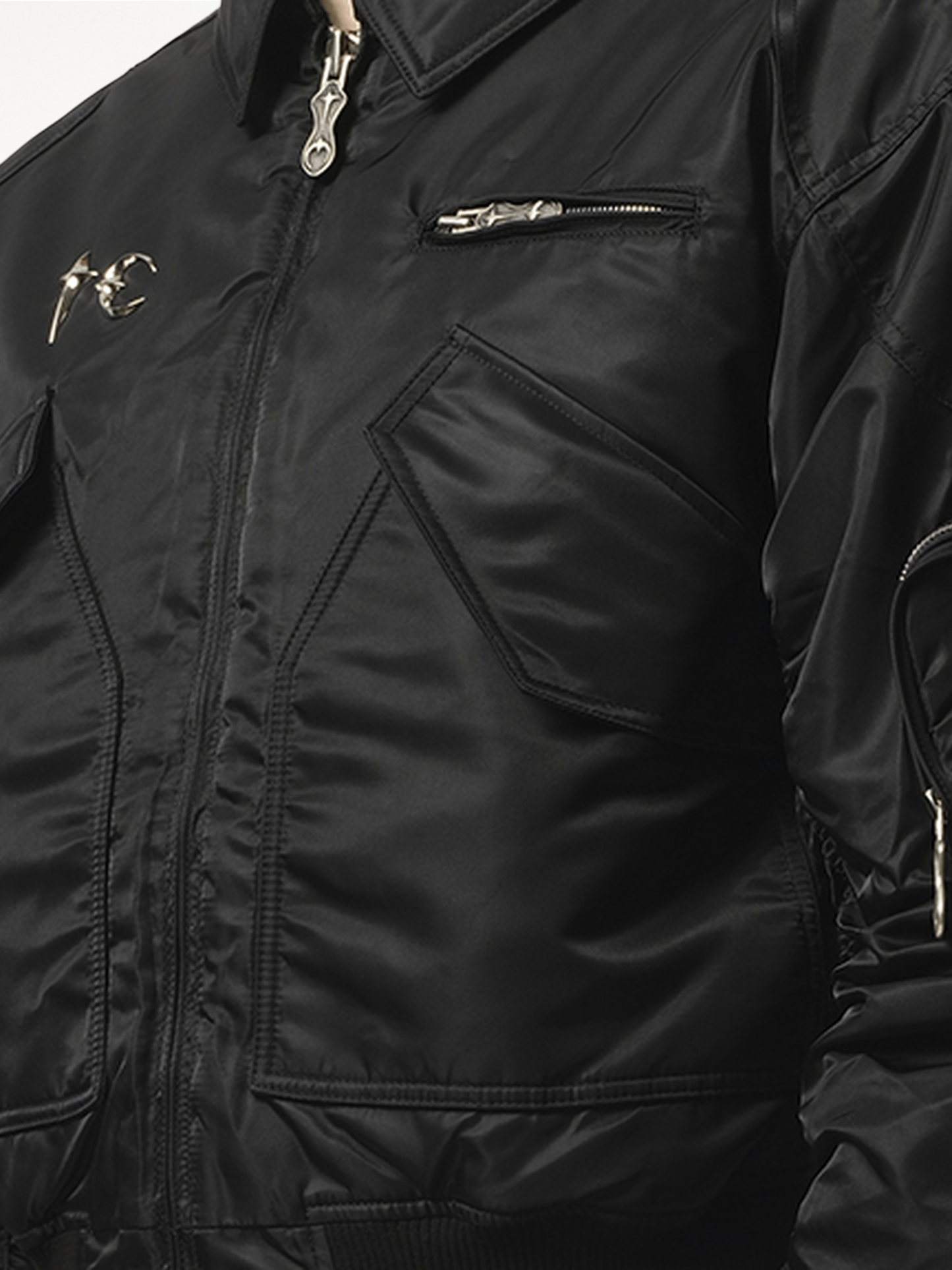 a wingless bird Jacket in Black