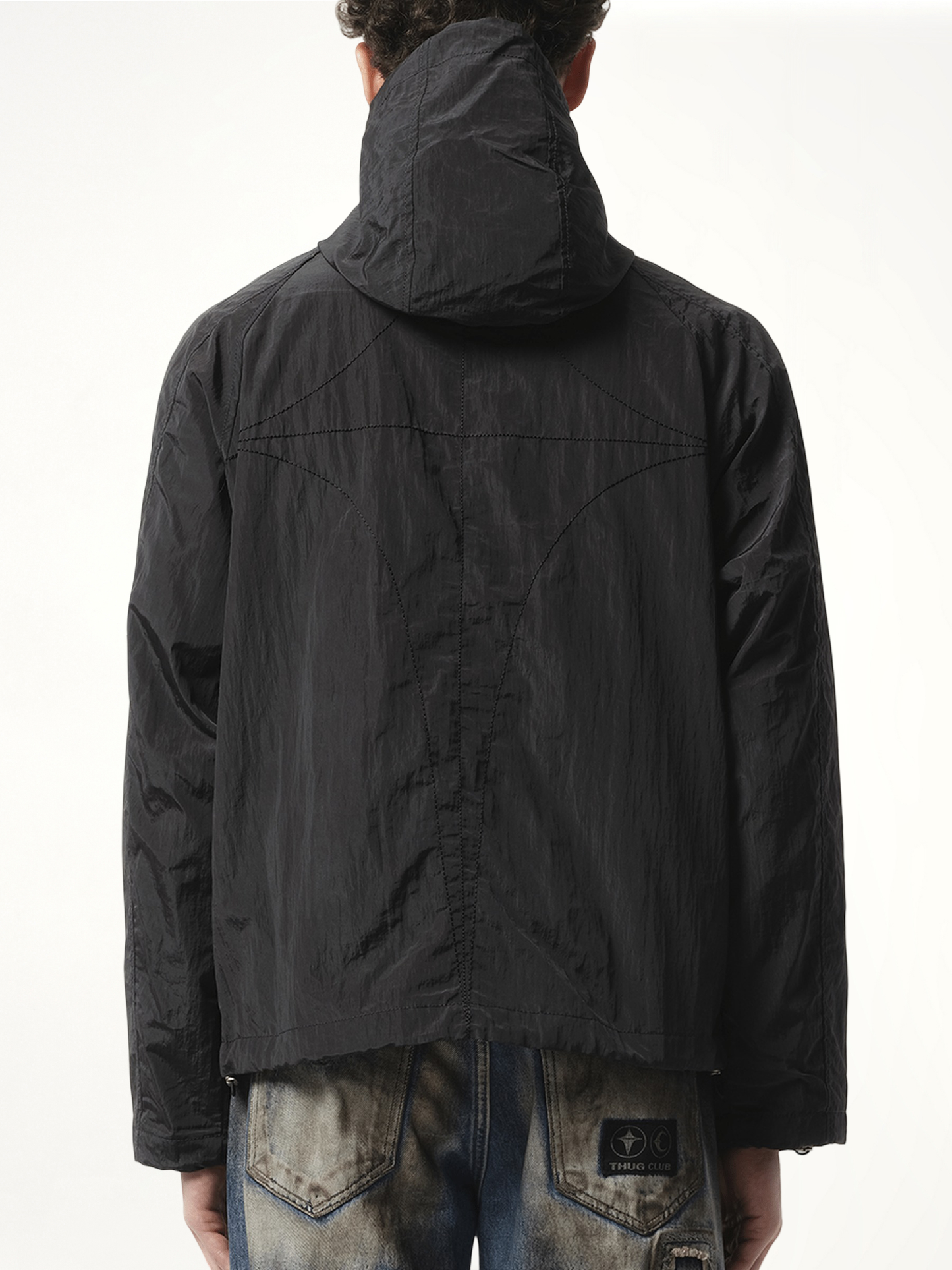 Scarred Wind Soldier Jacket in Black