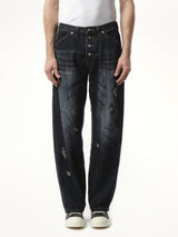 Thug Club Burn Down Denim Pants in Blue