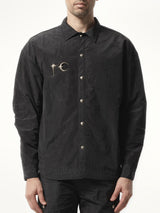Thug Club Scarred Officer Shirt in Black