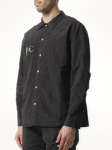 Thug Club Scarred Officer Shirt in Black