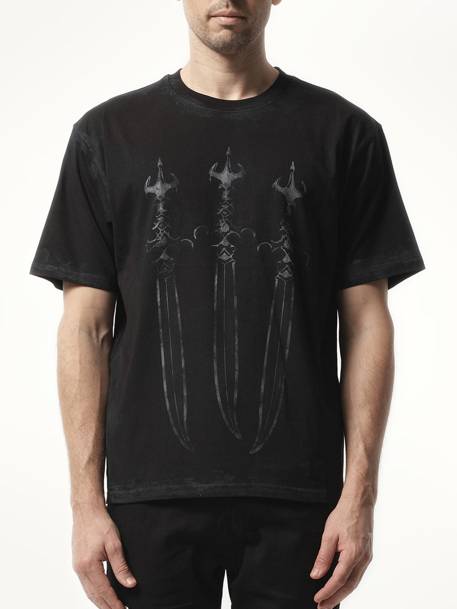 Thug Club SanToRyu Master T-Shirt in Black