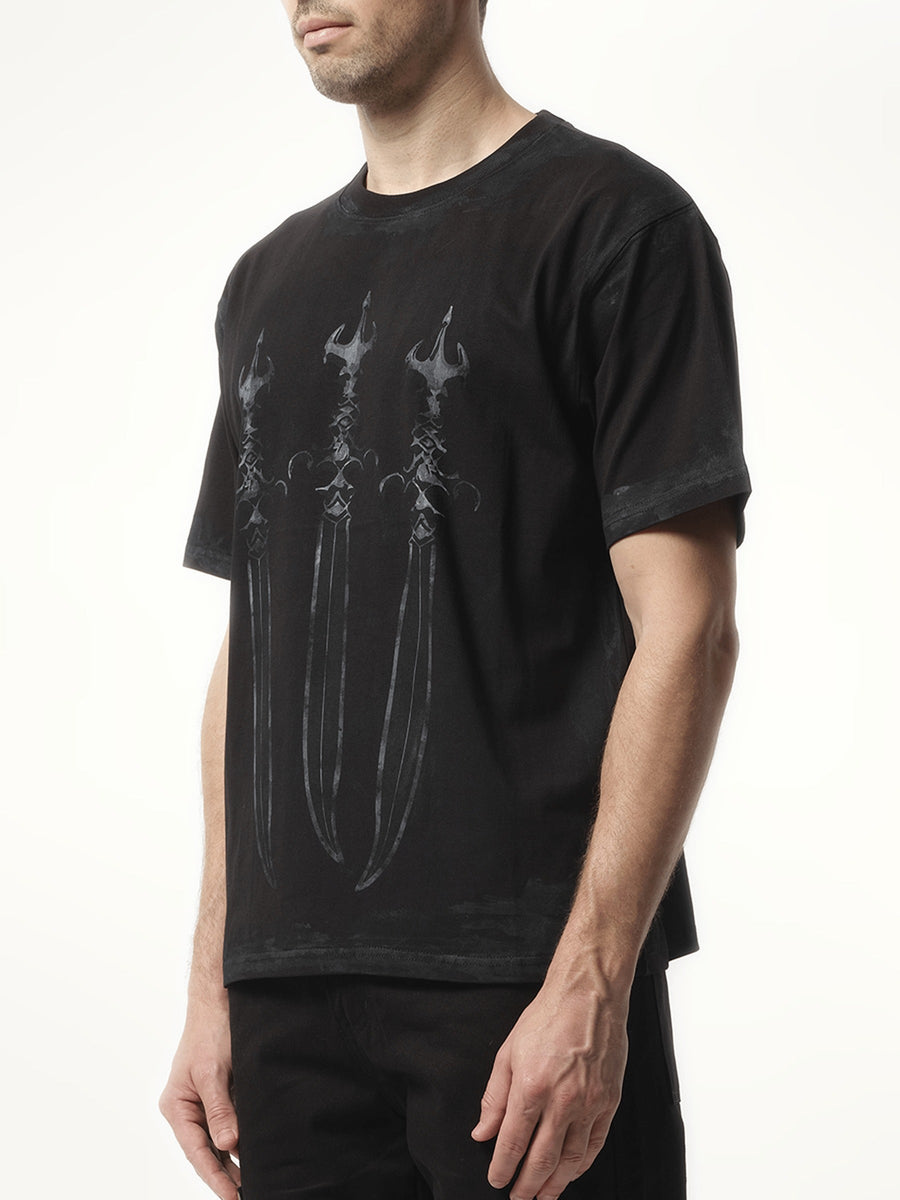 Thug Club SanToRyu Master T-Shirt in Black