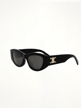 CL40308U Acetate Sunglasses in Black/Gold