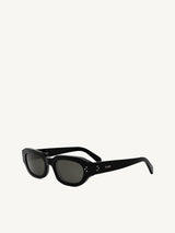 Celine CL40314I Acetate Sunglasses in Black/Silver