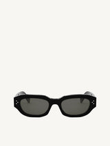 Celine CL40314I Acetate Sunglasses in Black/Silver