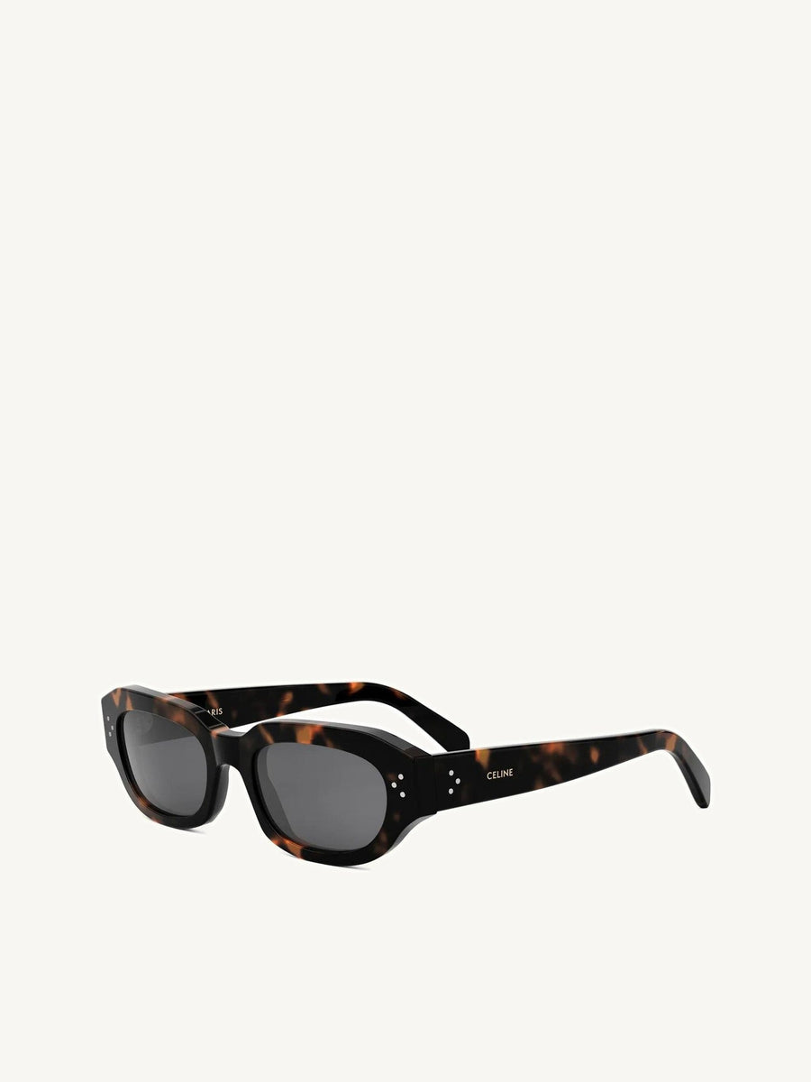 Celine CL40314I Acetate Sunglasses in Tortoise/Black