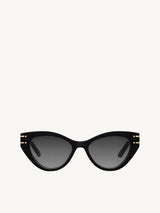 Dior DIORSIGNATURE B7I 10A152 Sunglasses in Black/Gold