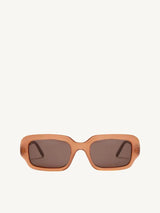Loewe LW40158F Acetate Sunglasses in Caramel