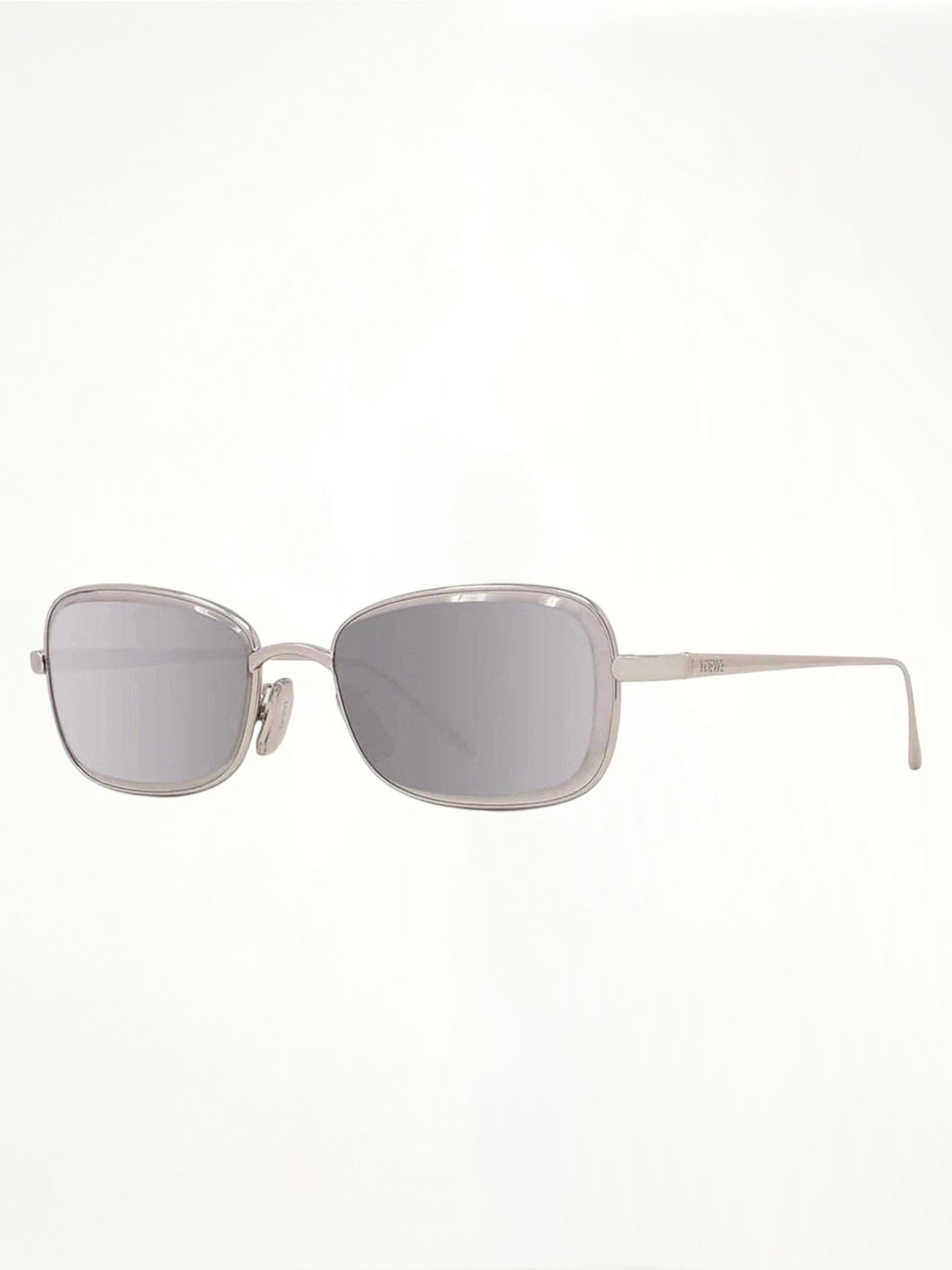 Loewe LW40159U Metal Sunglasses in SIlver