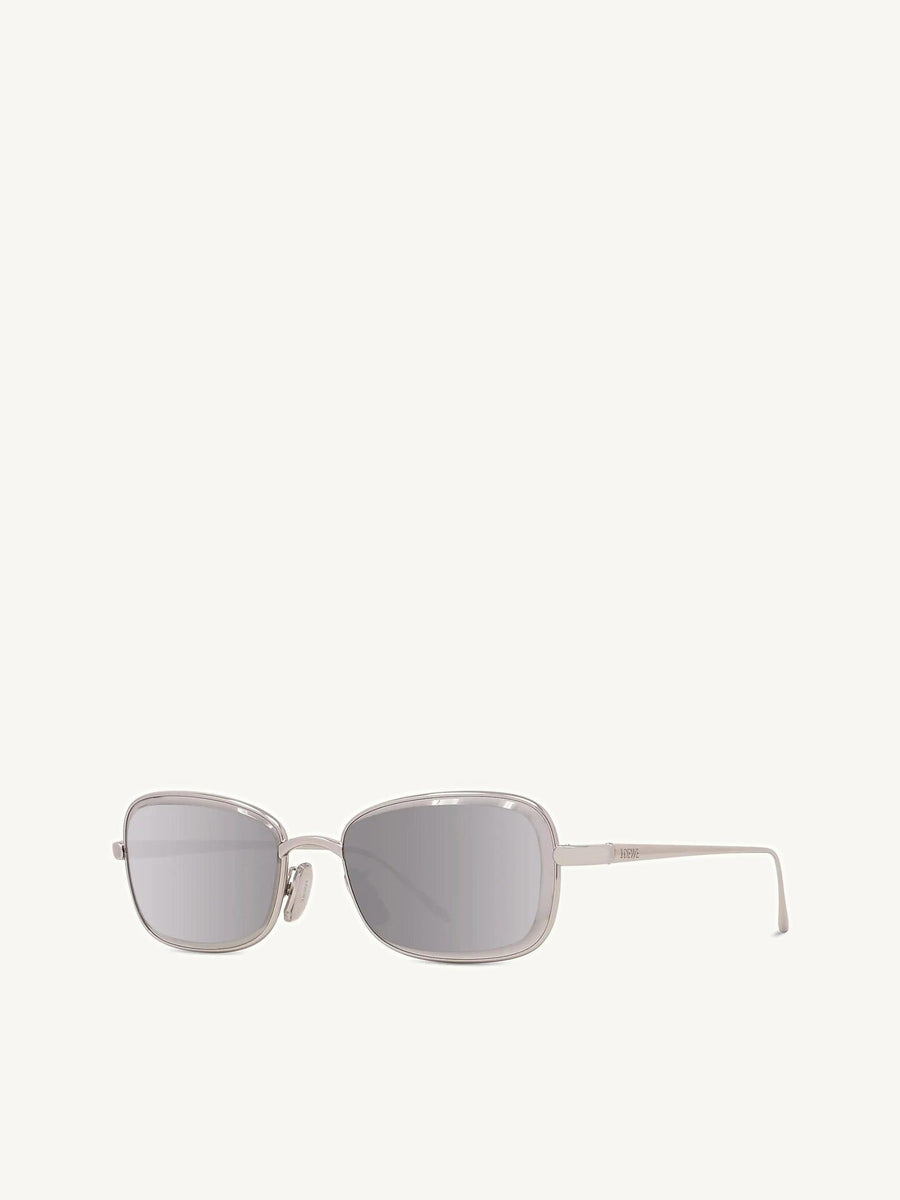 Loewe LW40159U Metal Sunglasses in SIlver
