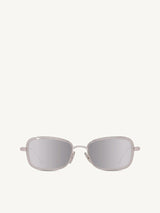 Loewe LW40159U Metal Sunglasses in SIlver