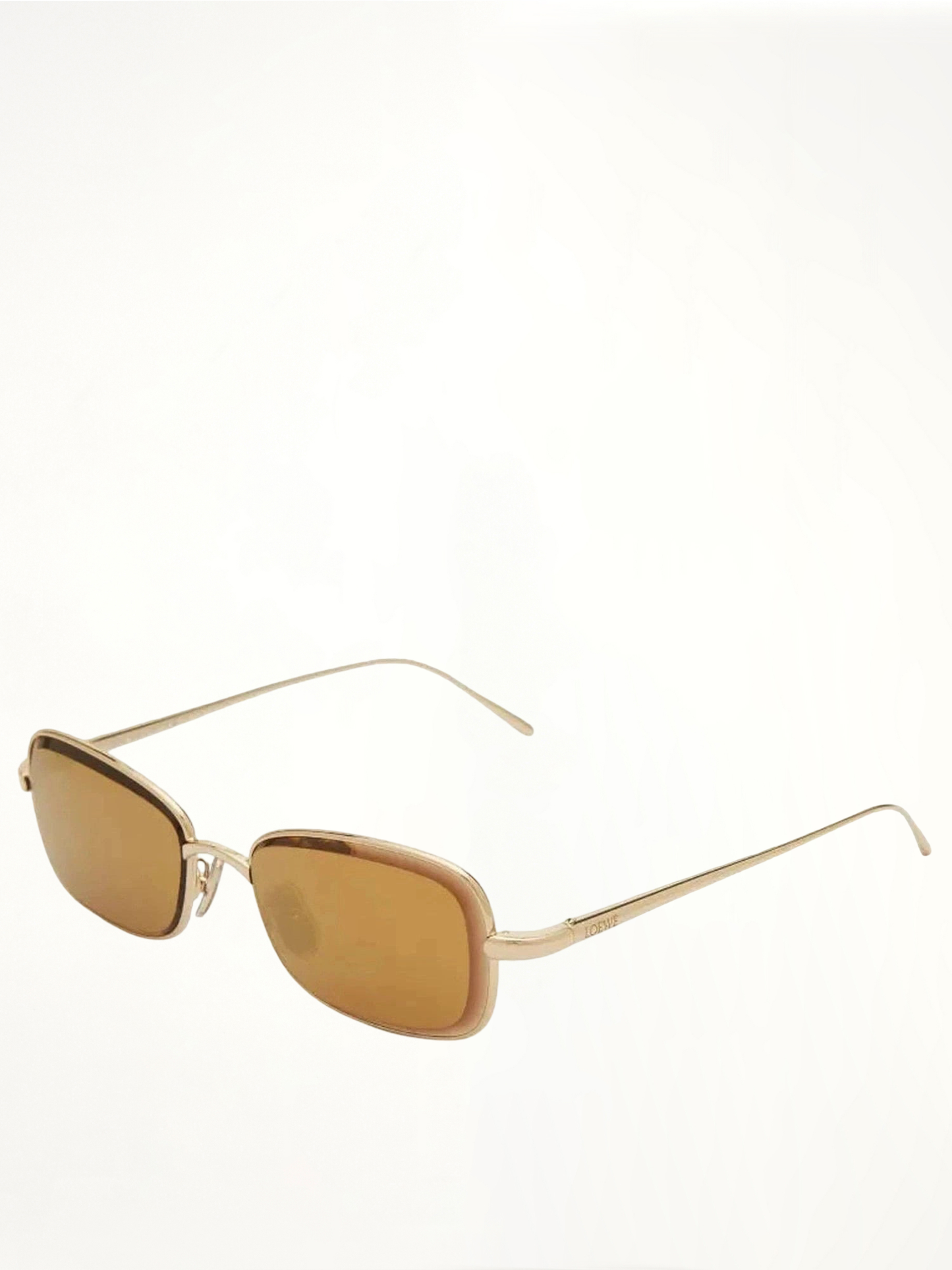 Loewe LW40159U Metal Sunglasses in Gold