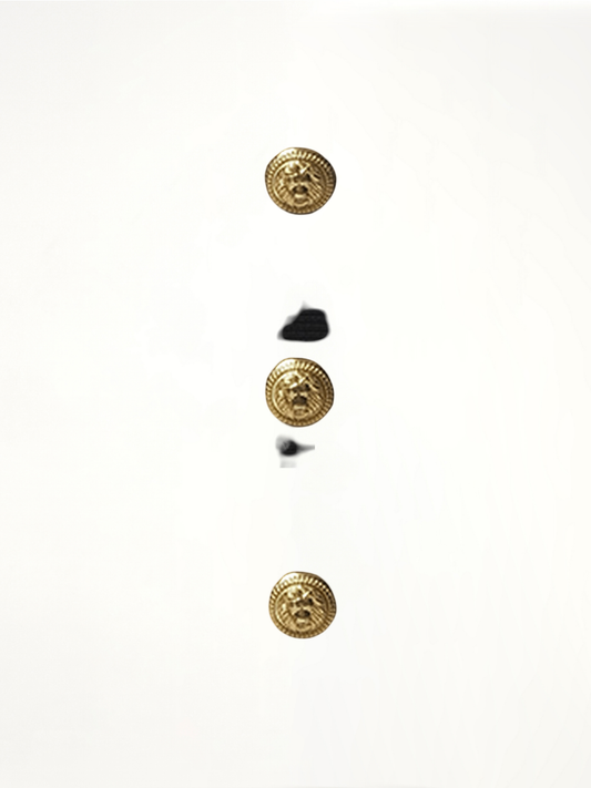 Buttoned Knit Short Skirt in Black