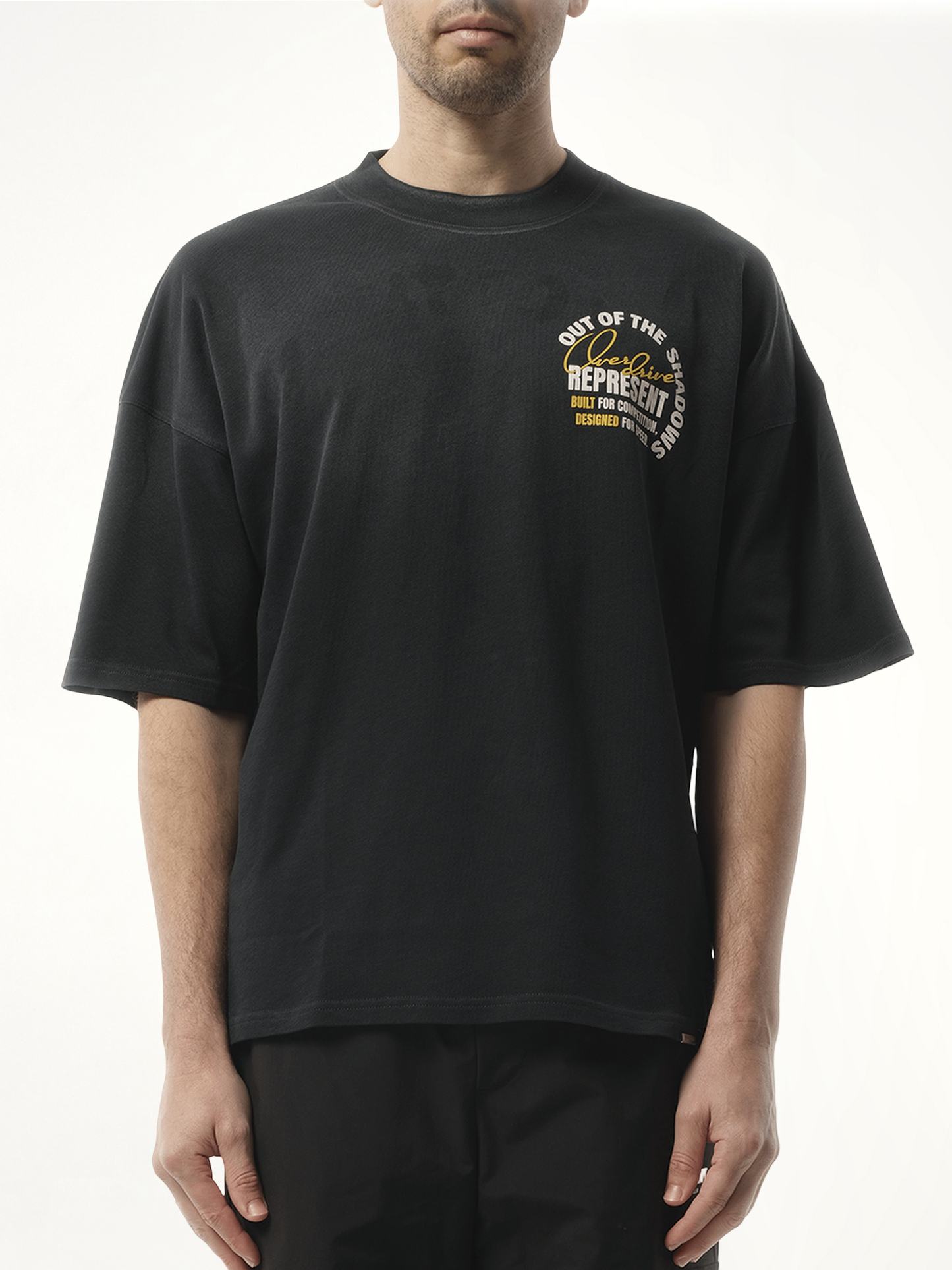 Out Of The Shadows T-Shirt in Stained Black